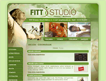 Tablet Screenshot of fittstudio.hu